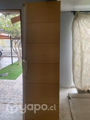 Puertas de interior enchapada