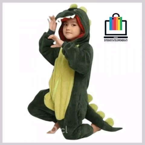 Disfraz Dinosaurio Verde Nuevo