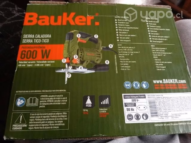 Sierra caladora Bauker