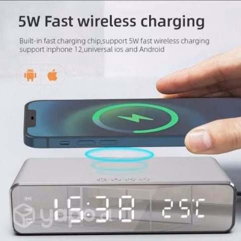 Cargador Inalambrico para Iphone y Samsung - Imagen 3