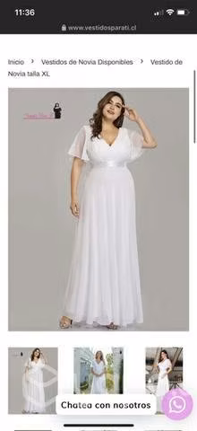 Vestido de novia nuevo talla L