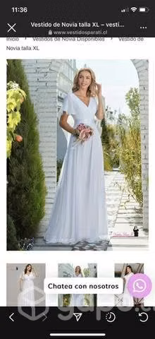 Vestido de novia nuevo talla L