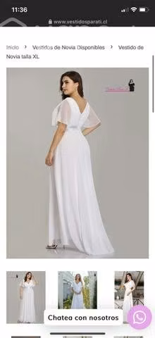 Vestido de novia nuevo talla L