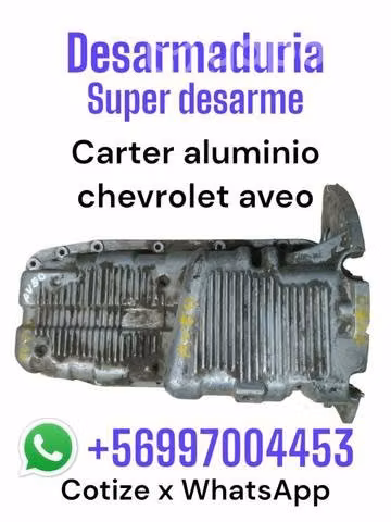 Carter aluminio Chevrolet Aveo
