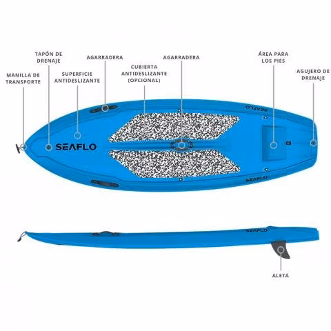 SUP Rígido Lican 9.5 pies Seaflo (Adulto)