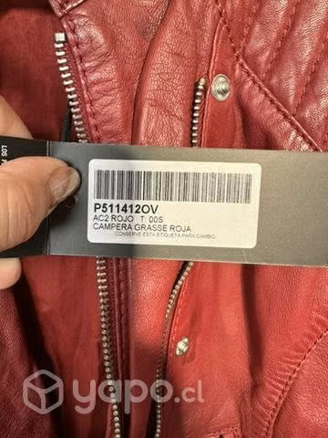 Chaqueta Prune Cuero 100%