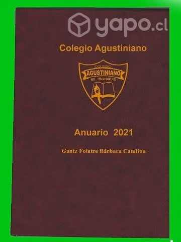 Anuario escolar tapa rígida