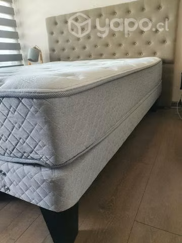 Cama 2 plazas Flex + respaldo
