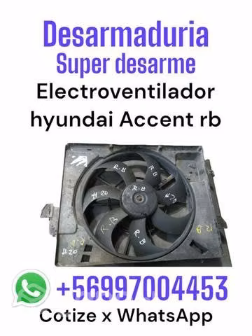El otro ventilador Hyundai accent rb