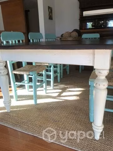 Comedor rústico terraza