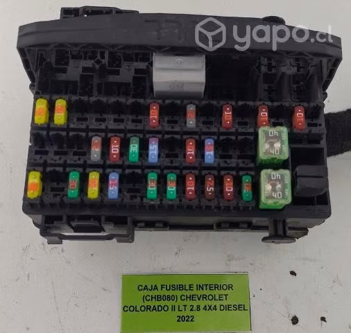 Caja Fusible Interior Chevrolet Colorado 2022
