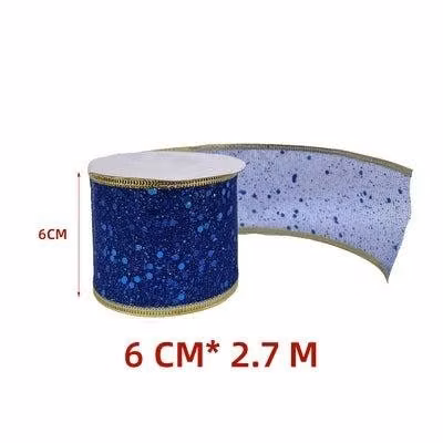 Cinta de navidad colores y brillos 6cmX2.7m 516422