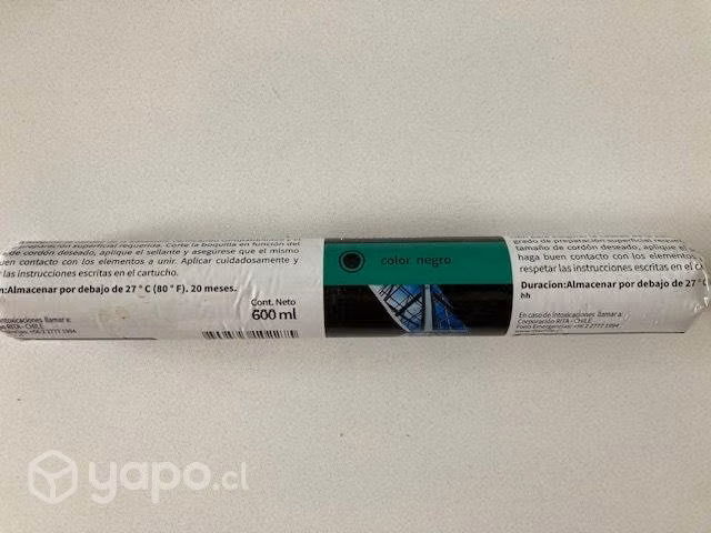 Silicona estructural REX color negro 600ml - Imagen 2