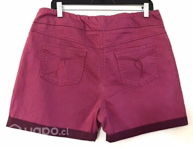 Short Elástico Marca Barbados Talla 46 Burdeo - Imagen 2