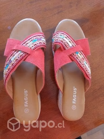 Sandalias plataforma mujer nro 37