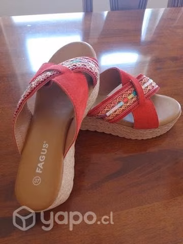 Sandalias plataforma mujer nro 37