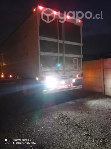 Rampla furgón para carga seca, sin frio