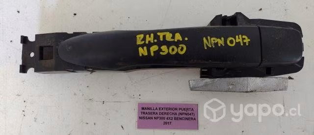 Manilla Exterior Puerta Tras der Nissan NP300 2017