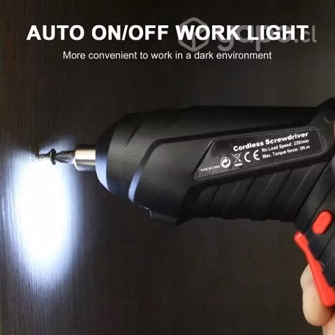 Taladro Destornillador Inalámbrico 3.6v 45 Accesor