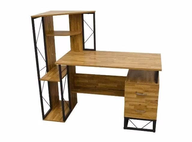 Escritorio de madera y acero Marca M+Desing