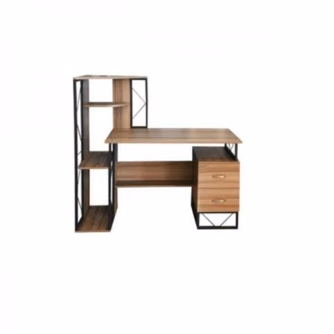Escritorio de madera y acero Marca M+Desing