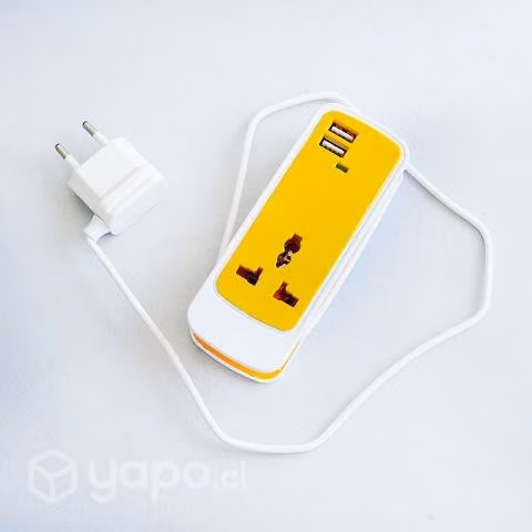 Alargador 1 tomas con 2 puertos USB blanco 1.5mt 1 - Imagen 4