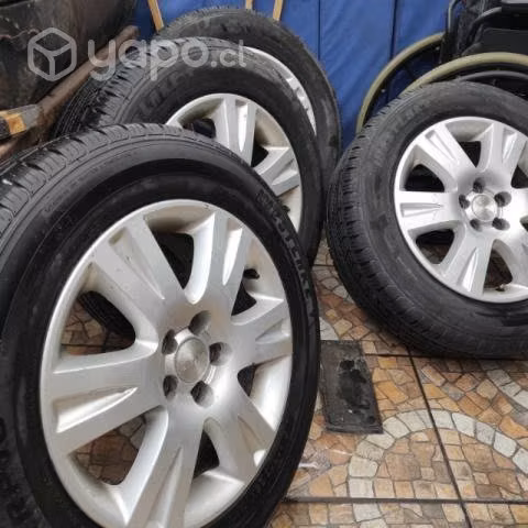 llantas japonesas con neumaticos aro 16