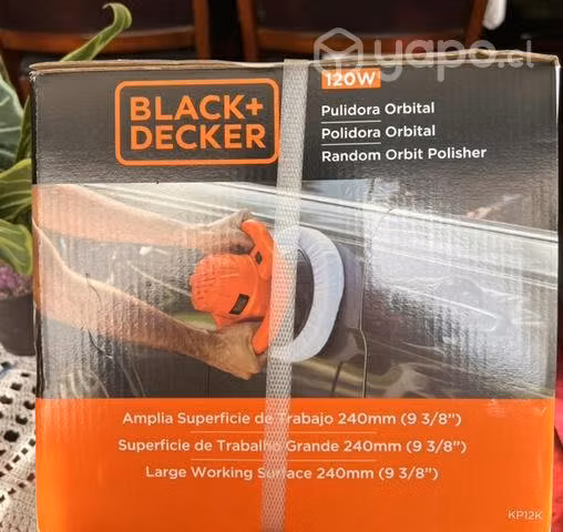 Pulidora Orbital 120W Black+Decker