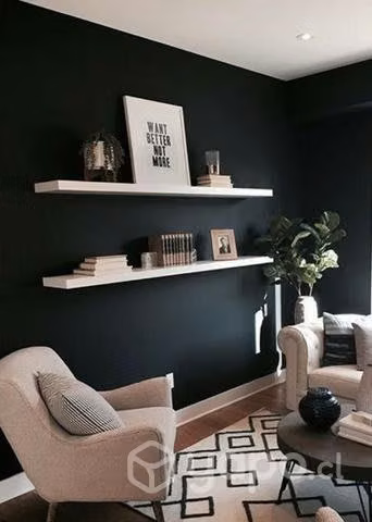 Pintura negra semibrillo - esmalte al agua