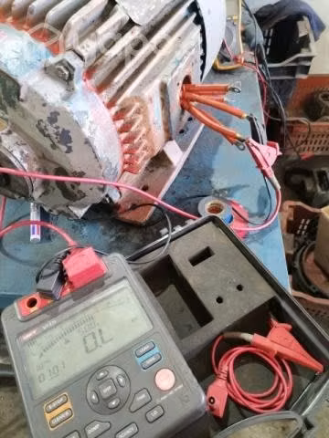 Reparación y diagnóstico de motores eléctricas.