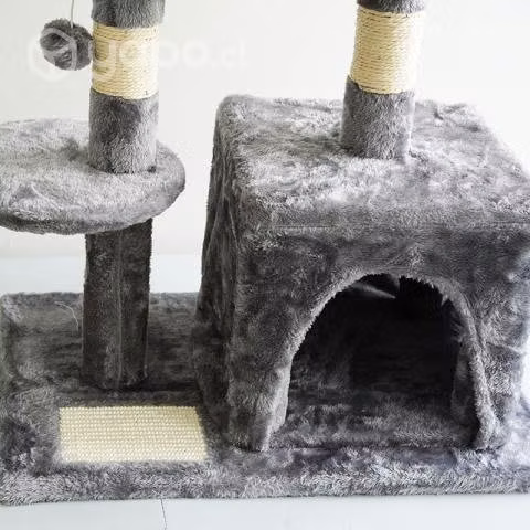 Rascador de gatos 3 niveles + casita ma03 - Imagen 2