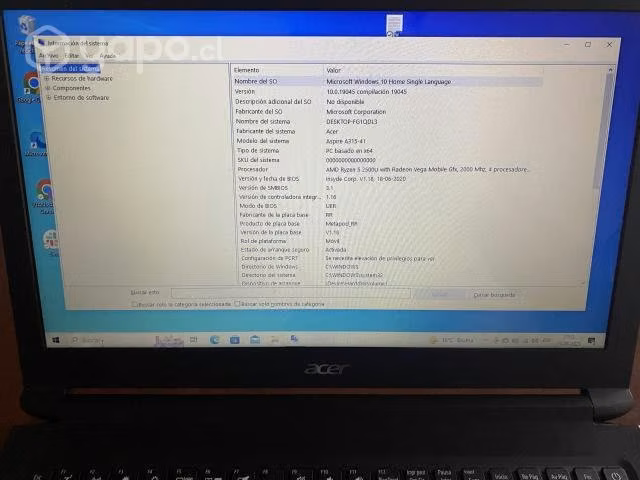 Notebook Acer Aspire a315-41 - Imagen 2