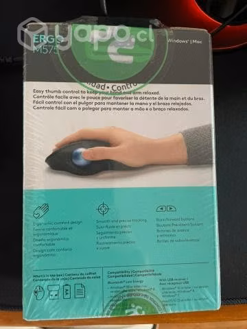 Mouse Logitech Ergo M575 - Imagen 2