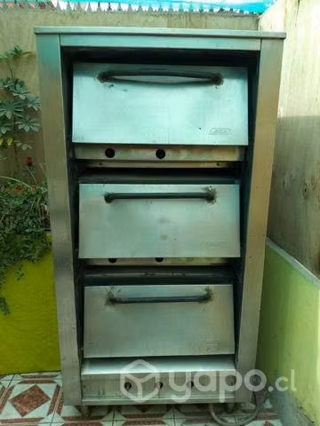 Horno 3 cámaras más 4 latas