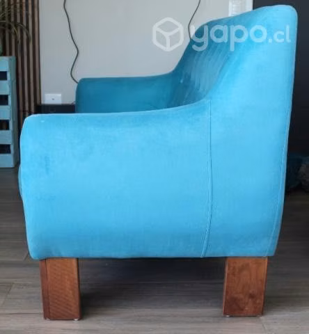 Impecable Sofá de felpa Calipso