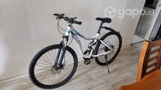 Bicicleta Montaña Aro 27.5” Blanca y Azul