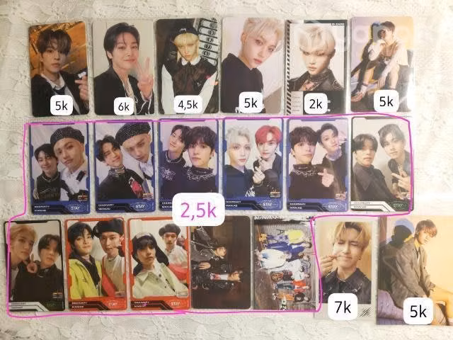 Photocard y otros de straykids