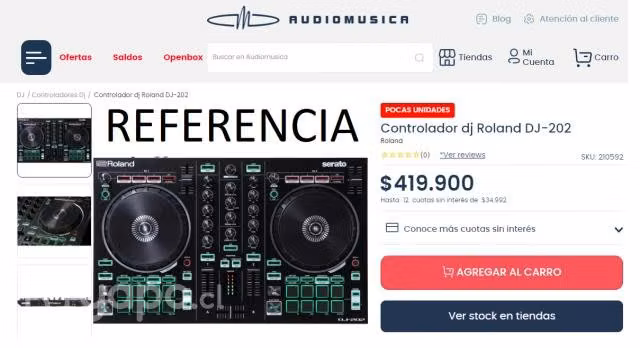 Controlador dj roland dj-202 - Imagen 5