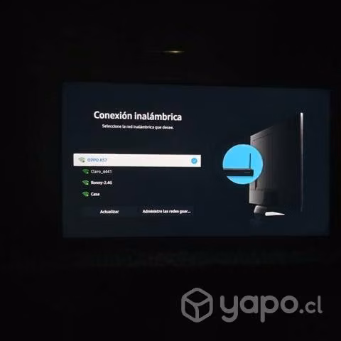 TV HD marca Samsung, con garantía
