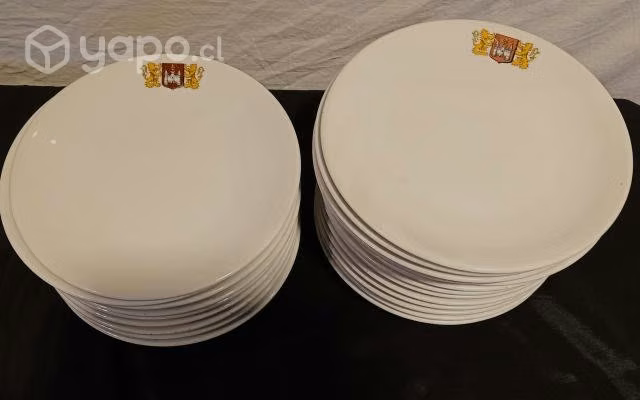 Elegante Juego De Platos Limoges Blancos - Imagen 6