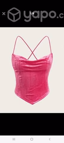 Top fuxia talla S Nuevo