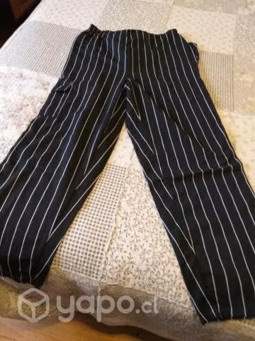 Gorro y pantalón de cocina
