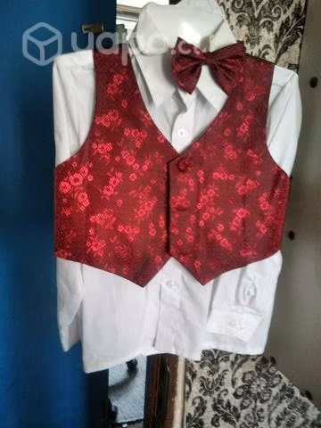Traje de bautizo talla 10 excelente estado - Imagen 2