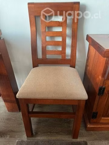 Mesa Comedor 100% Madera Maciza + Sillas