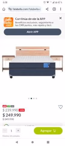 Cama de 2pz