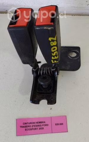Cinturon Hembra Trasero Ford Ecosport 2020