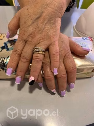 Uñas a domicilio