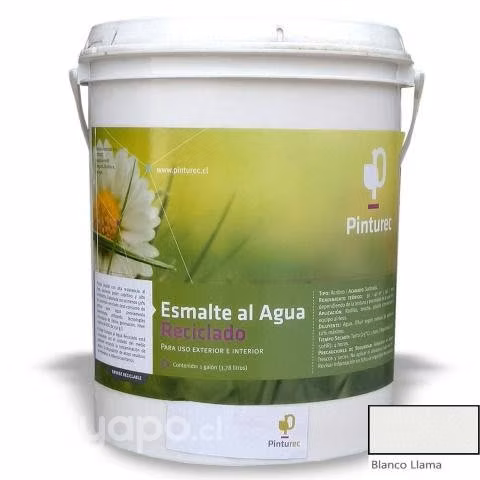 Galon Esmalte al agua - Blanco Andino