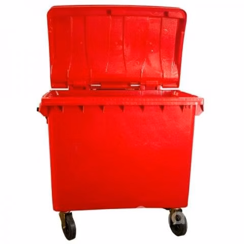 Contenedor de Basura 1100 Litros Rojo