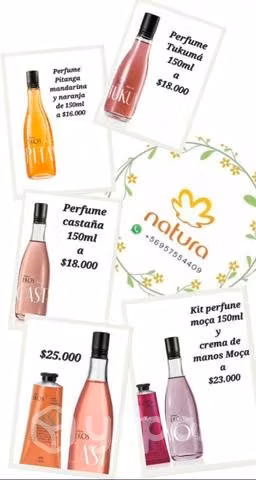 Productos Natura entrega inmediata